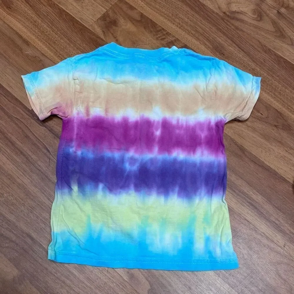 Walt Disney Disneyland Kids Mickey Mouse Tie-Dye T-Shirt Blue Multi Size 2T